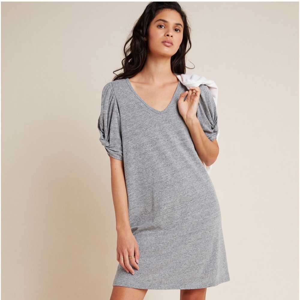 Anthropologie Puff Sleeved Dress